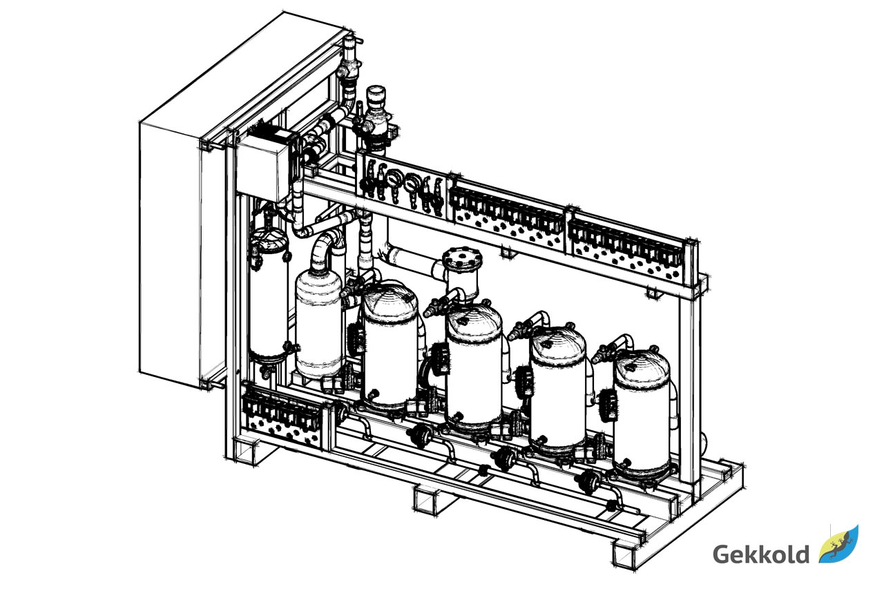 Новая линейка оборудования холодильных компрессорных агрегатов Gekkold серии GE-RU