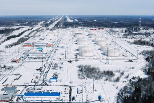 Железнодорожная нефтеналивная эстакада ЛПДС Сокур